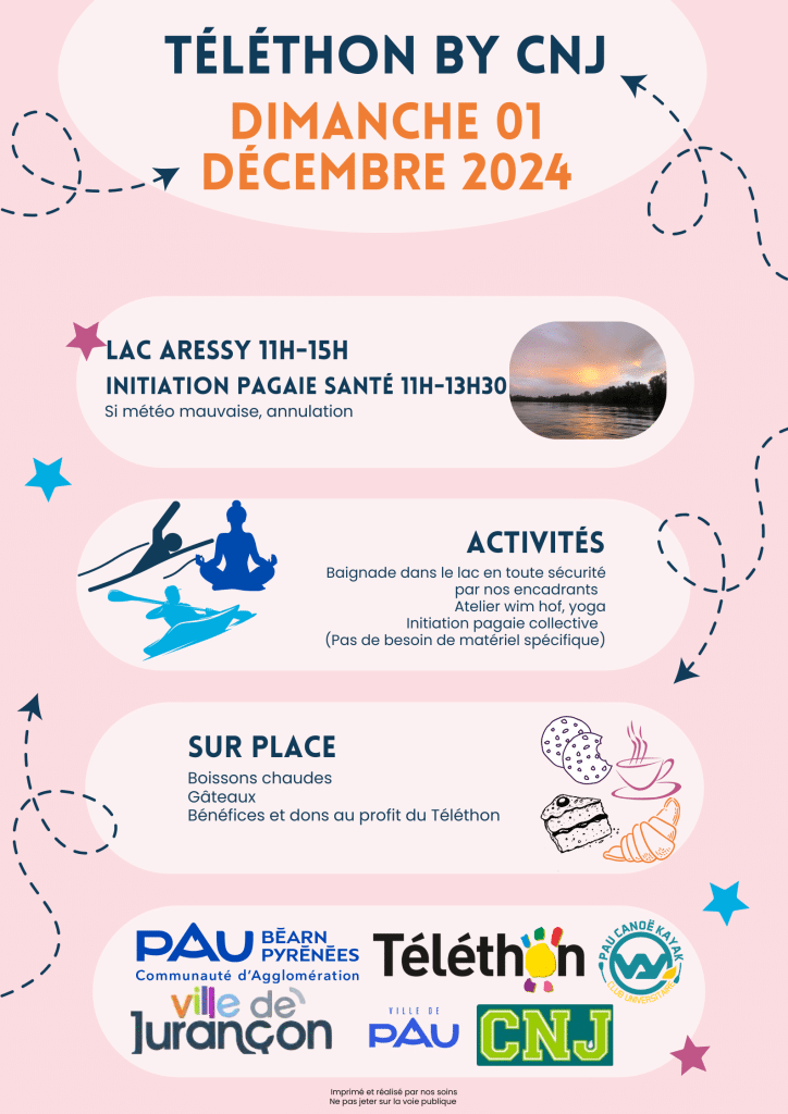 Dimanche 01 Décembre de 11h à 15h venez nous retrouver au lac d'aressy